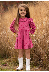 Mabel & Honey Mabel & Honey- Perfect in Pink Heart Dress