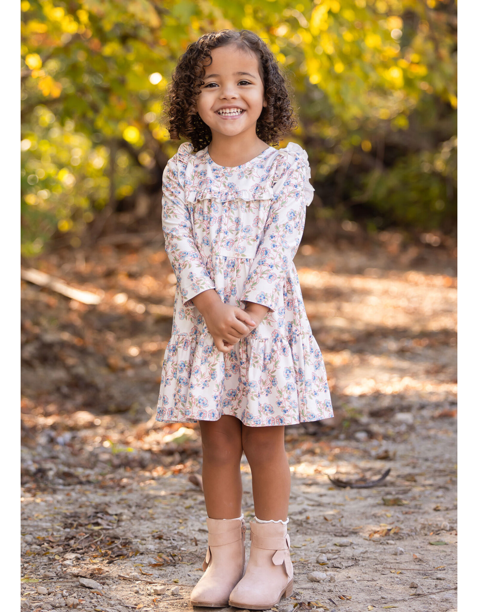 Mabel & Honey Mabel & Honey- Blue Sadie Dress