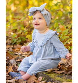 Mabel & Honey Mabel & Honey- Blue Blair Romper