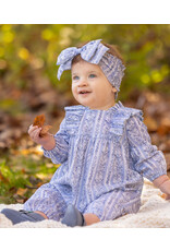 Mabel & Honey Mabel & Honey- Georgina Blue Romper