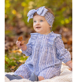 Mabel & Honey Mabel & Honey- Georgina Blue Romper