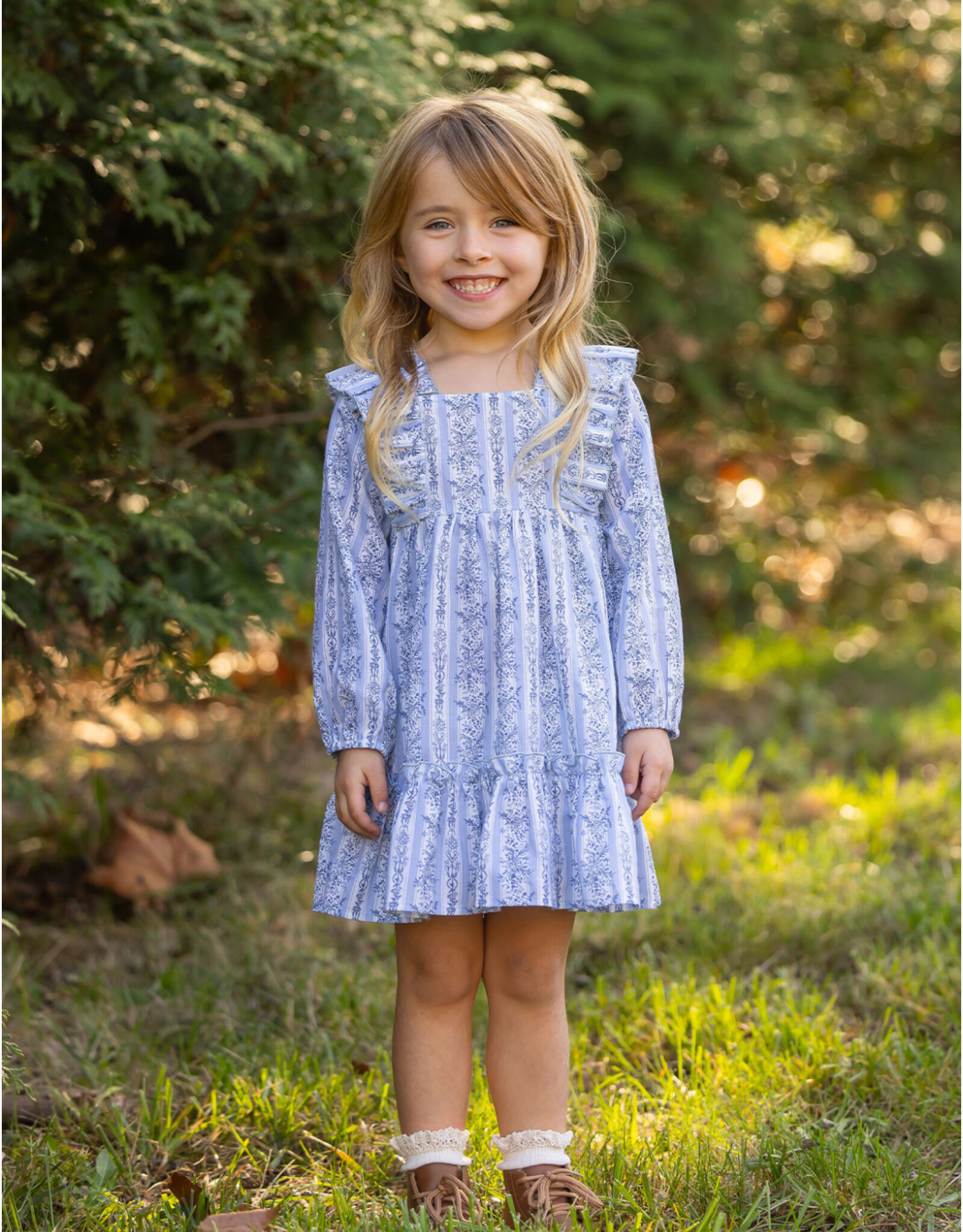 Mabel & Honey Mabel & Honey- Georgina Blue Dress