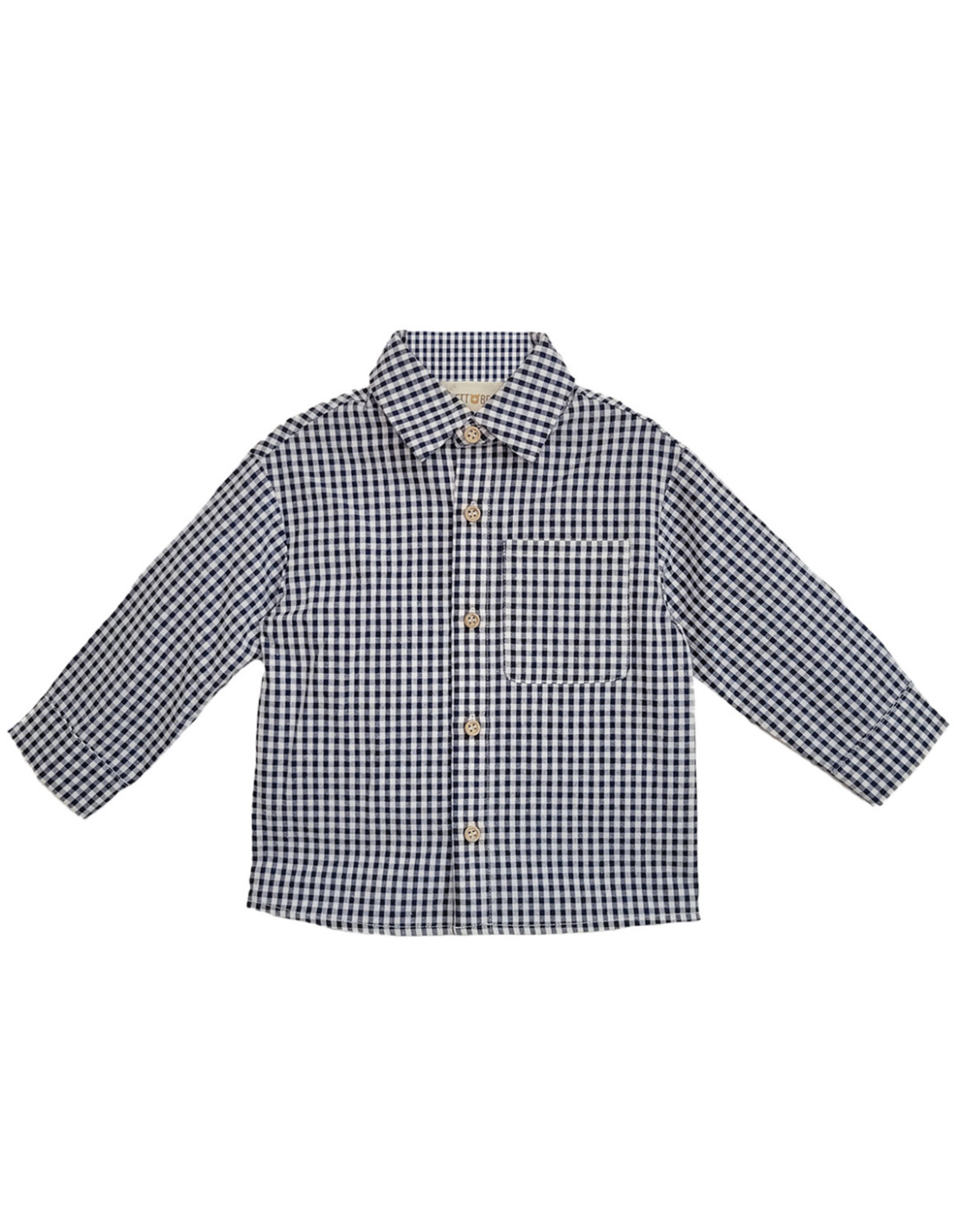 Beckett Bear Beckett & Bear- Liam Blue L/S Button Down Shirt