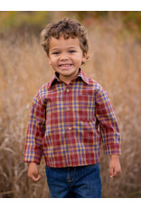 Beckett Bear Beckett & Bear-  Noah Red L/S Button Down Shirt