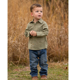 Beckett Bear Beckett & Bear- James Green L/S Button Down Shirt
