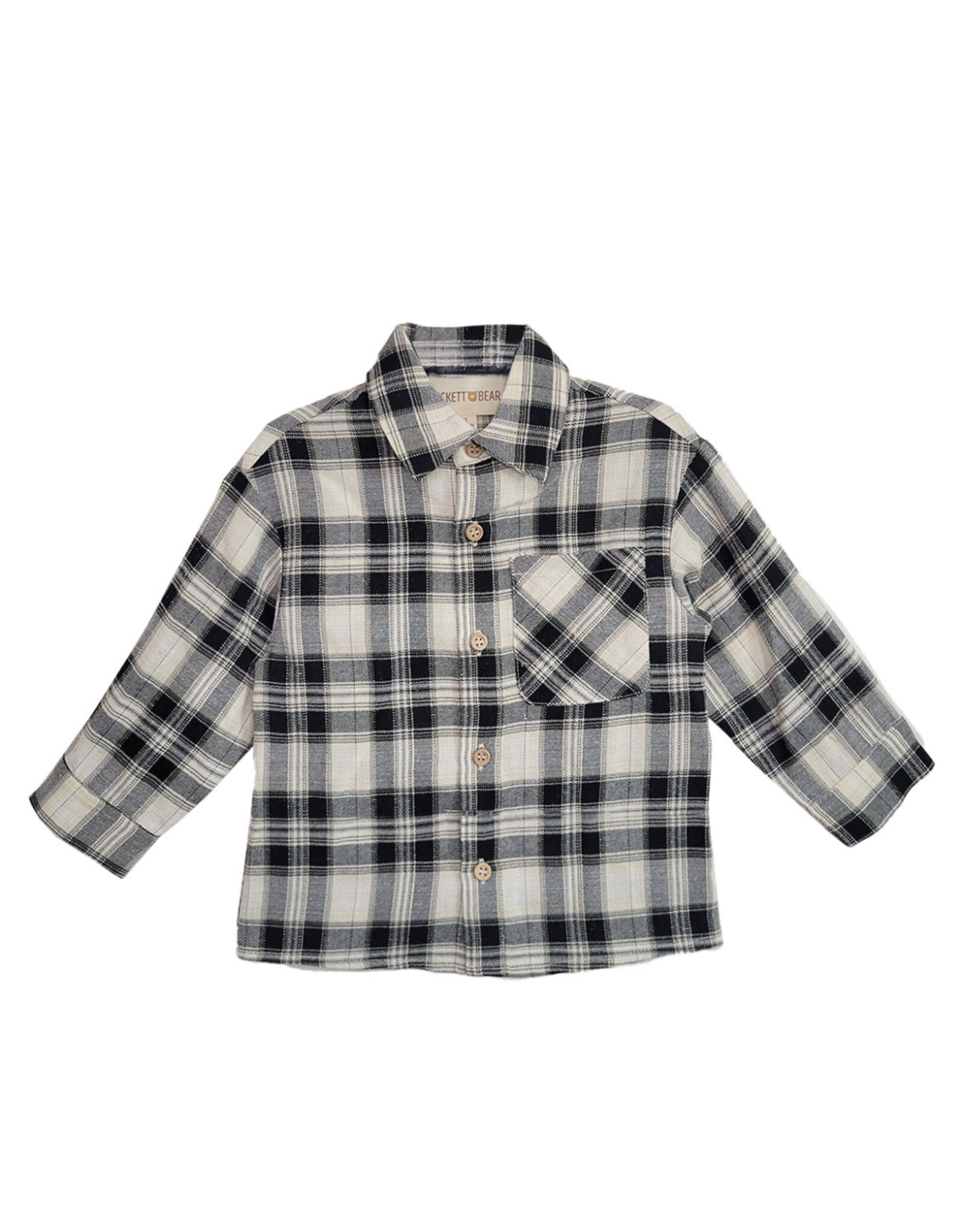 Beckett Bear Beckett & Bear- Elijah Black L/S Button Down Shirt