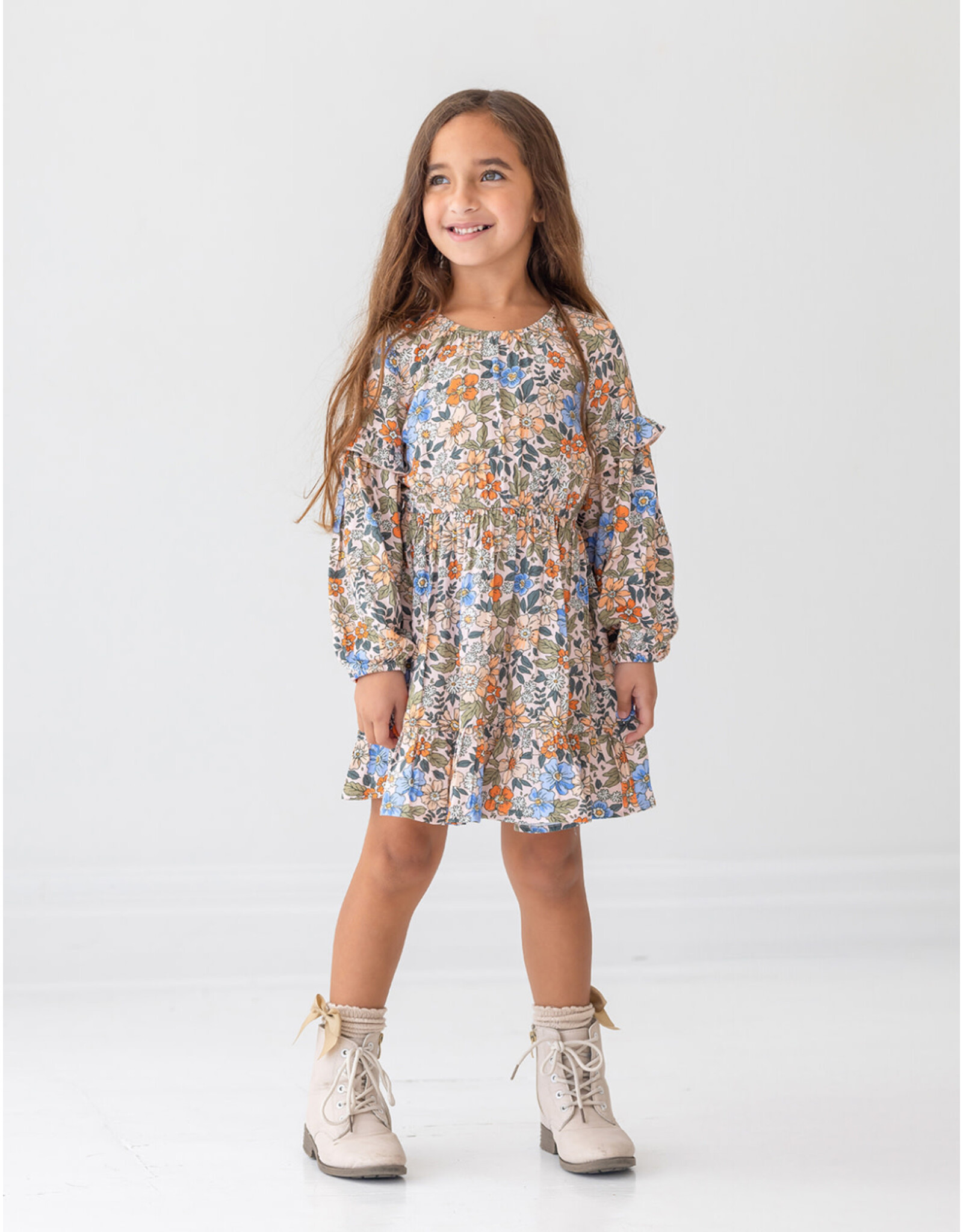 Mabel & Honey Mabel & Honey- Pink Riley Dress