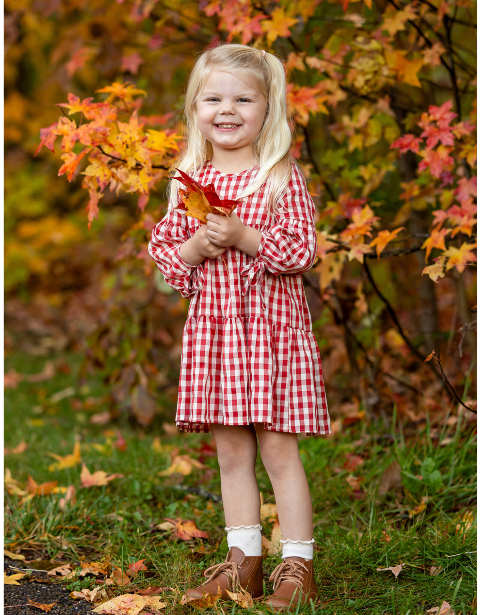 Mabel & Honey Mabel & Honey- Tis the Season Red Dress