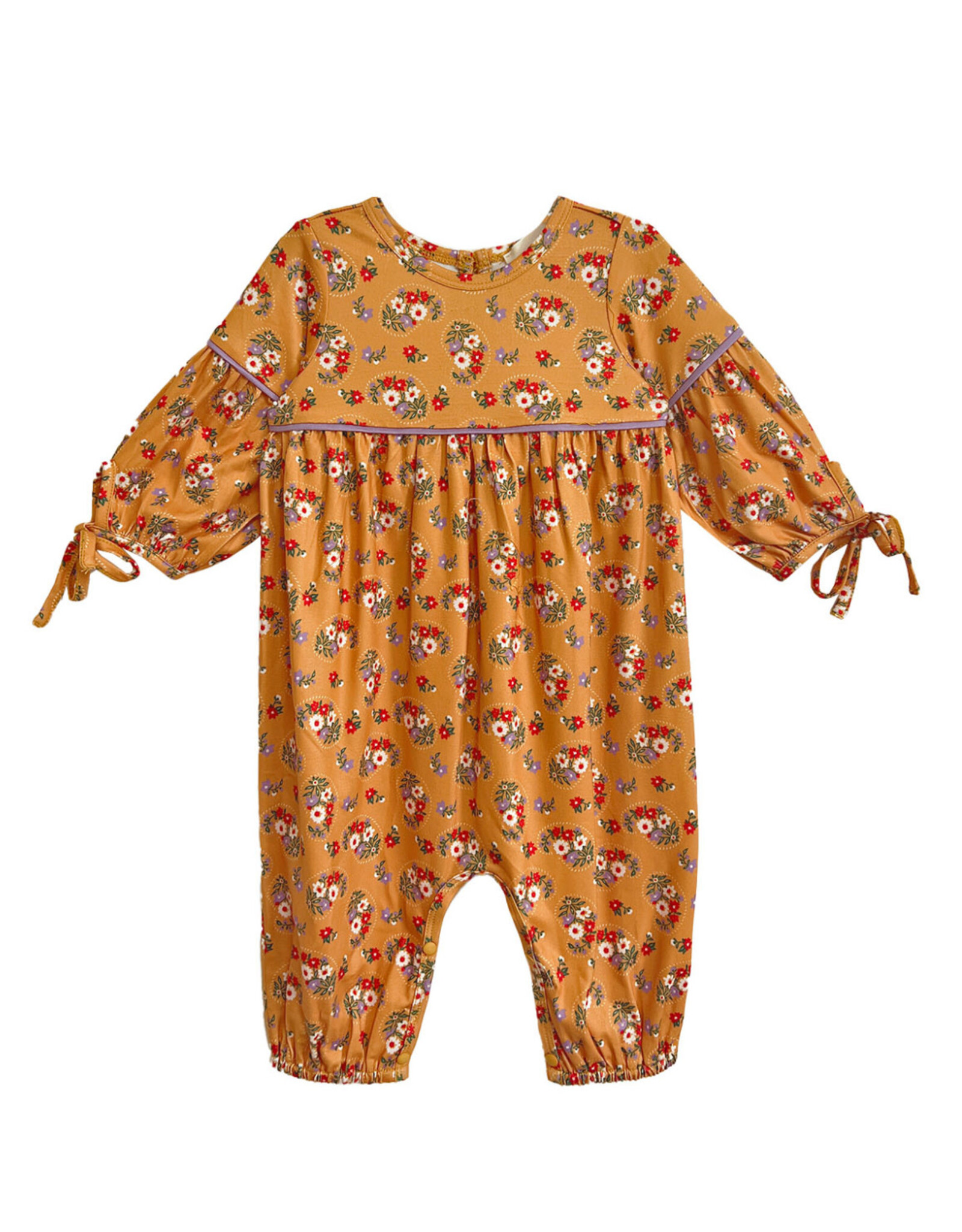 Mabel & Honey Mabel & Honey- Olivia Yellow Romper
