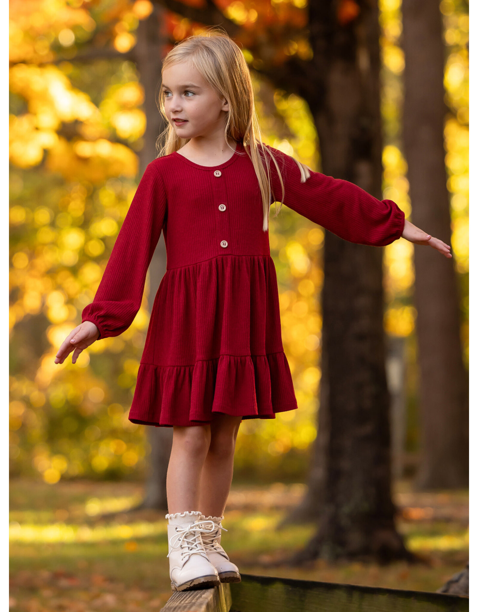 Mabel & Honey Mabel & Honey- Rosie Red Dress