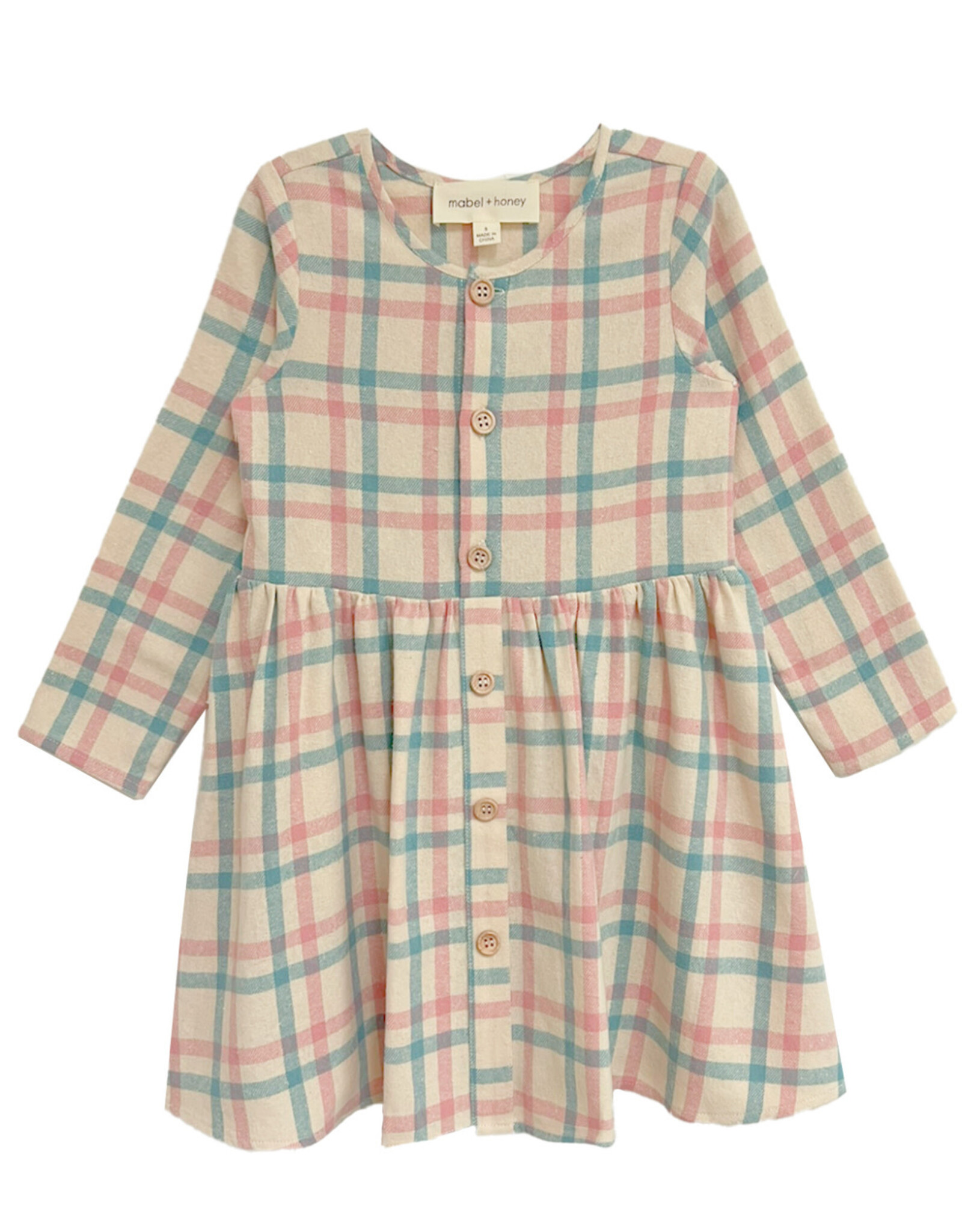 Mabel & Honey Mabel & Honey- Phoebe Pink Dress