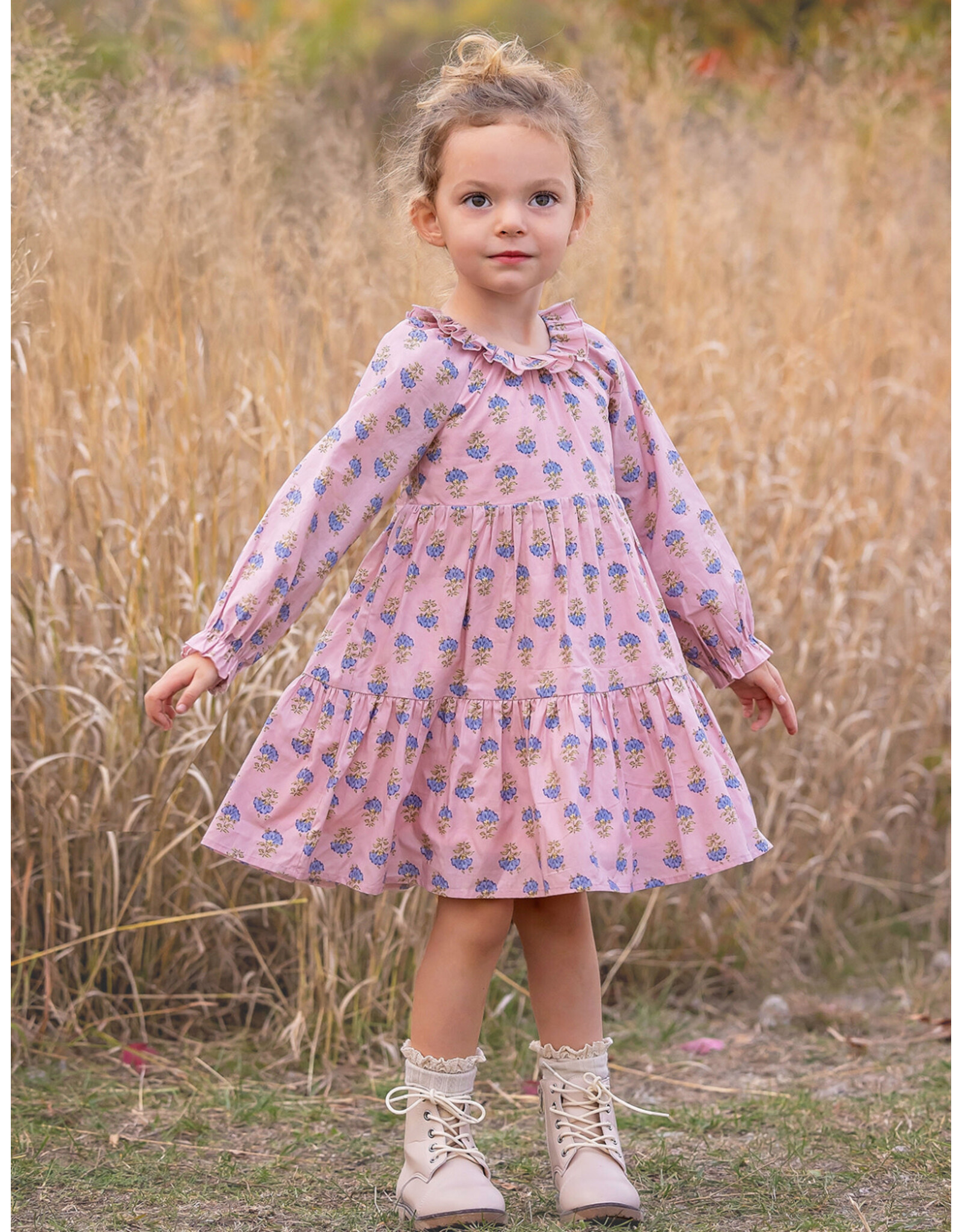 Mabel & Honey Mabel & Honey- Lavender Mae Dress