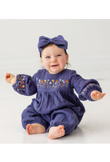 Mabel & Honey Mabel & Honey- Clara Blue Romper