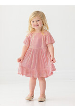 Isobella & Chloe Isobella & Chloe - Pink Glitter & Glitz Dress
