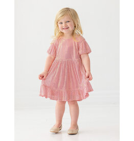 Isobella & Chloe Isobella & Chloe - Pink Glitter & Glitz Dress