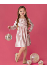 Isobella & Chloe Isobella & Chloe - Pink Stardust L/S Dress
