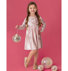 Isobella & Chloe Isobella & Chloe - Pink Stardust L/S Dress