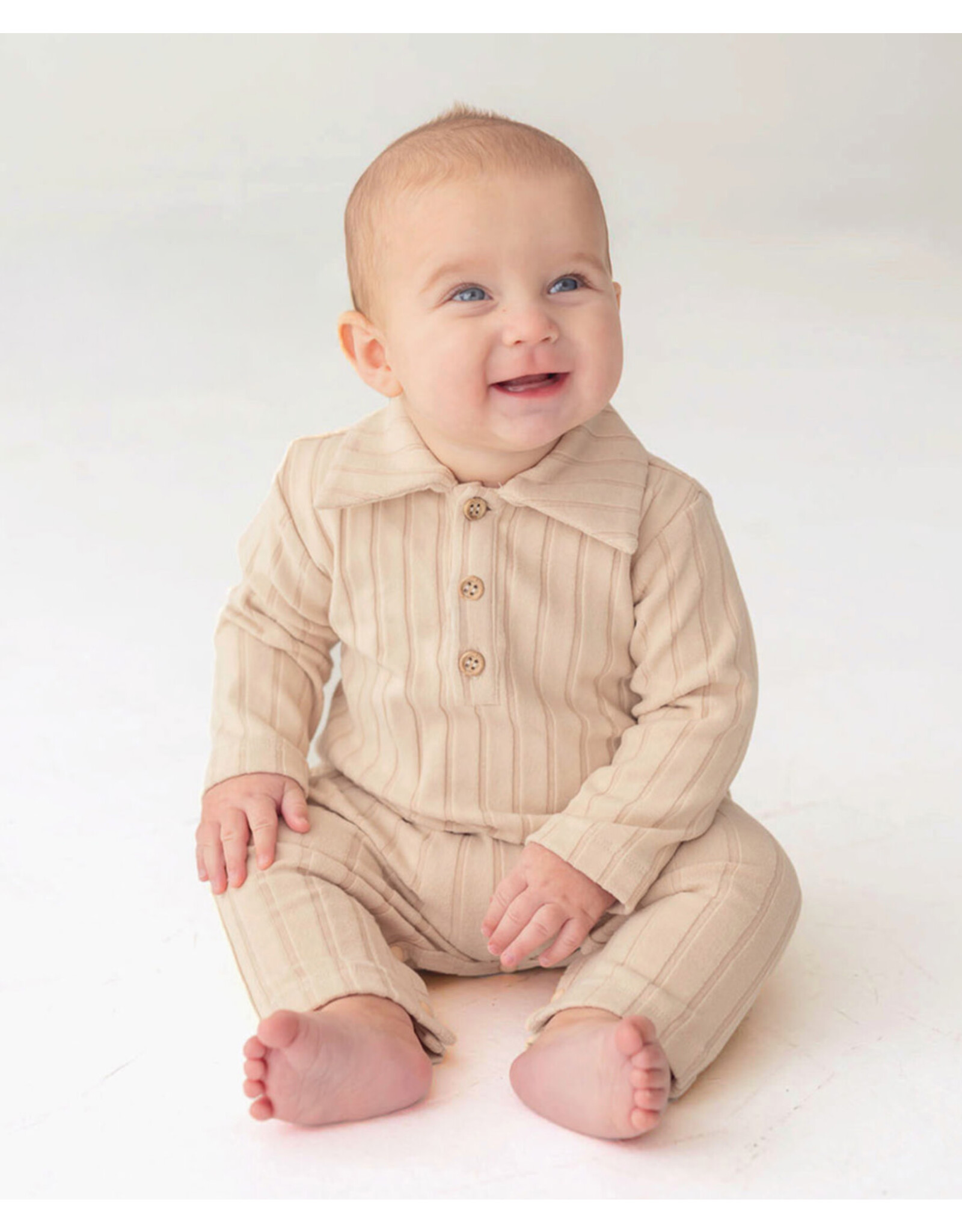 Beckett Bear Beckett & Bear - Thomas Brown Romper