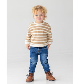 Beckett Bear Beckett & Bear - Mason Brown Stripe Top