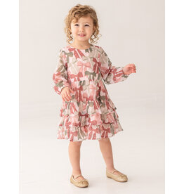 Mabel & Honey Mabel & Honey- Bow-tiful Red Dress