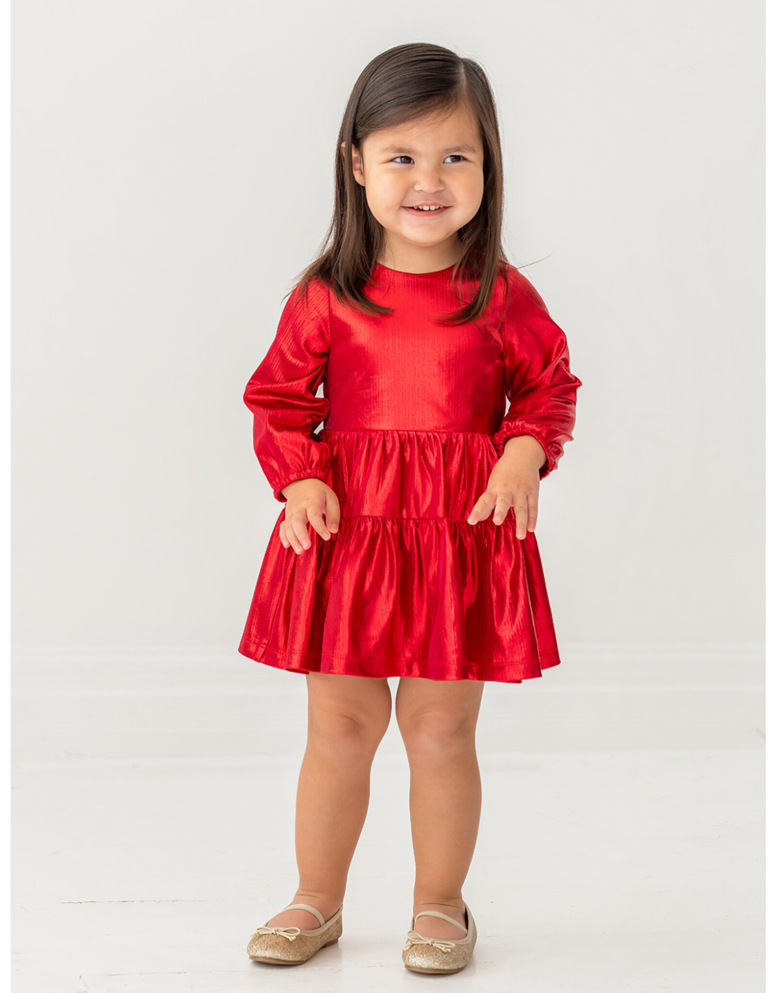 Isobella & Chloe Isobella & Chloe - Ruby Red L/S Dress