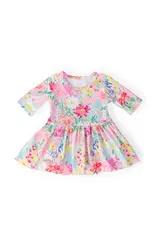 Mila & Rose Mila & Rose- Field of Flowers Twirl Bodysuit