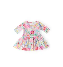 Mila & Rose Mila & Rose- Field of Flowers Twirl Bodysuit
