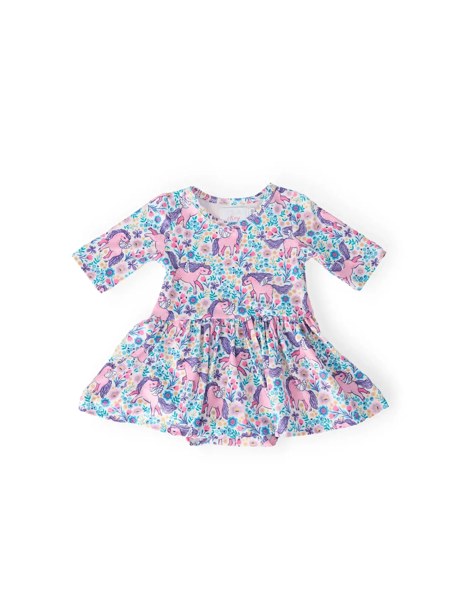 Mila & Rose Mila & Rose- Head in the Clouds Twirl Bodysuit