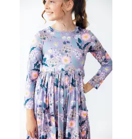 Mila & Rose Mila & Rose- Honeysuckle L/S PocketTwirl Dress