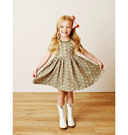 Swoon Baby Swoon Baby- Vintage Olive Dress