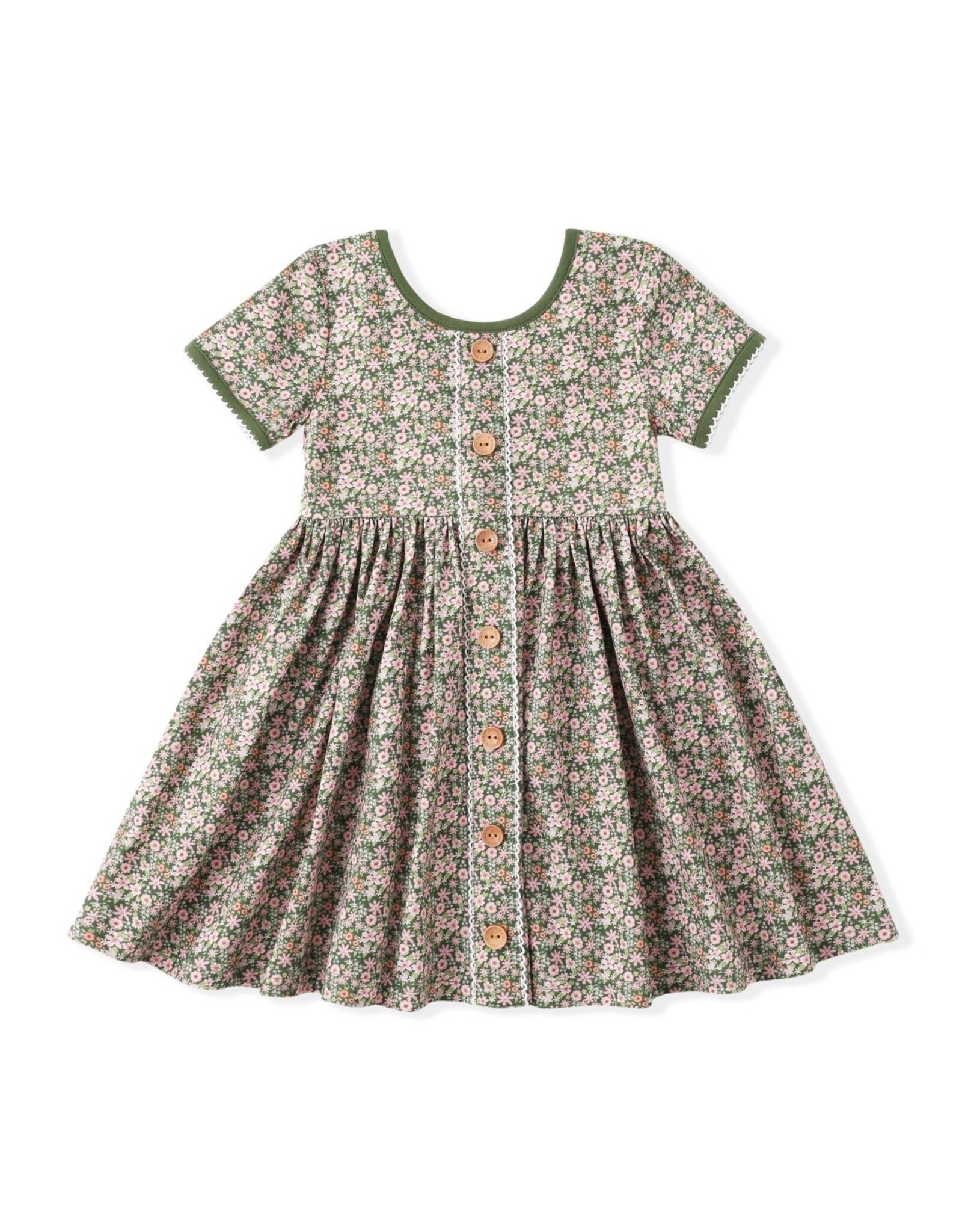Swoon Baby Swoon Baby- Vintage Olive Dress