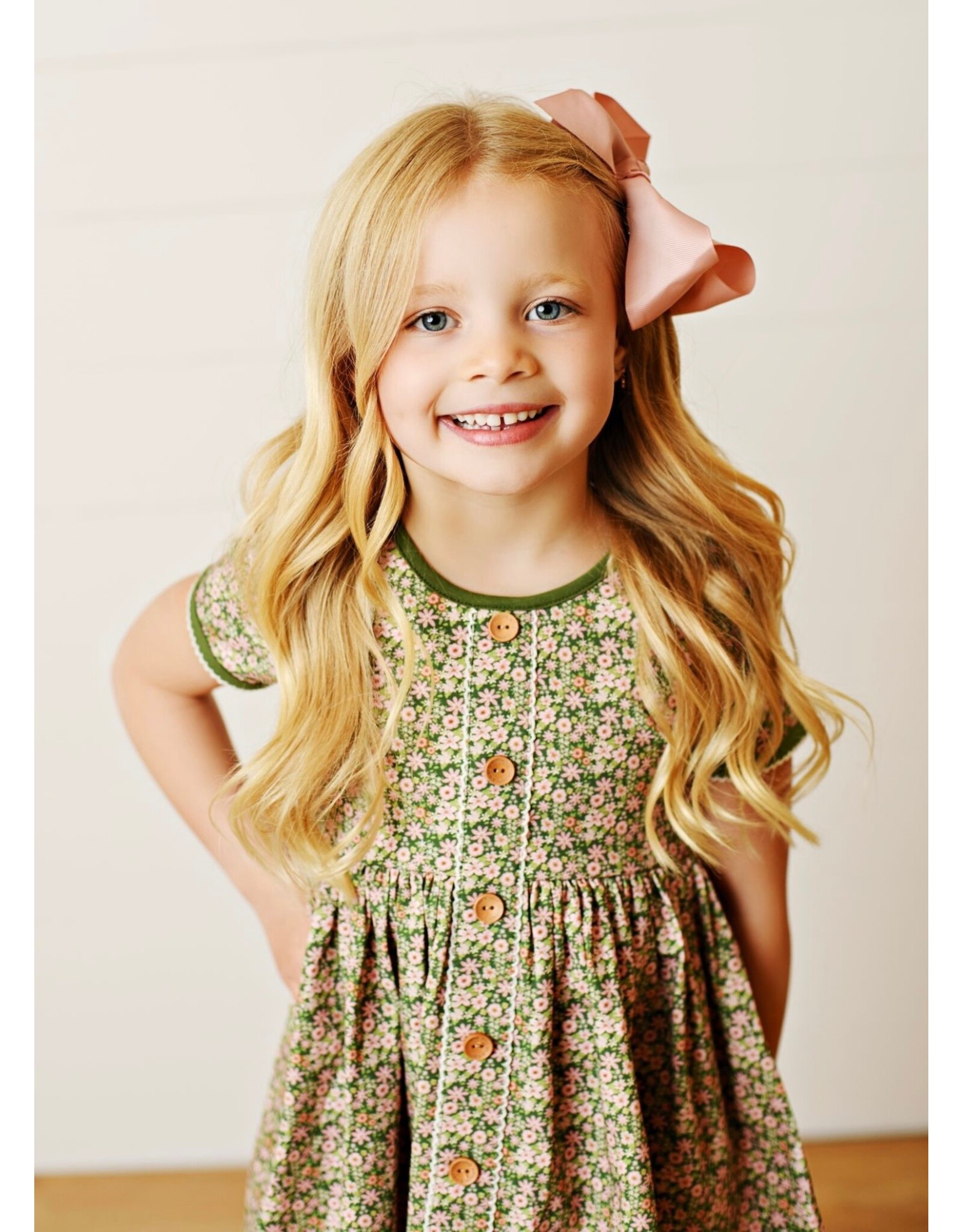 Swoon Baby Swoon Baby- Vintage Olive Dress