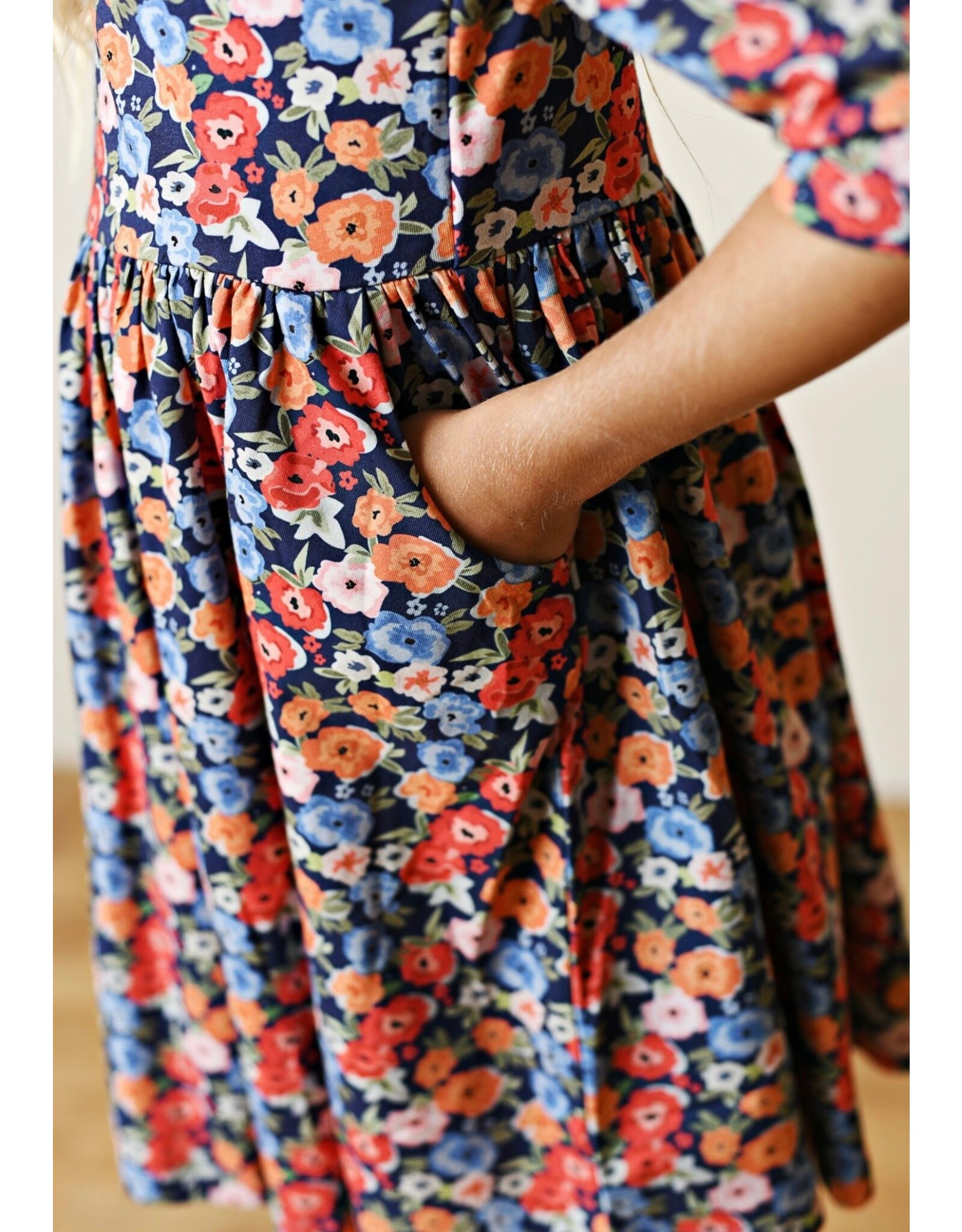 Swoon Baby Swoon Baby- Vintage Olive Twirl Dress