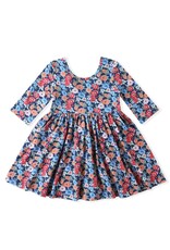 Swoon Baby Swoon Baby- Vintage Olive Twirl Dress