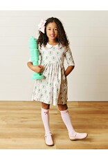 Swoon Baby Swoon Baby- Pink Christmas Proper Twirl Dress