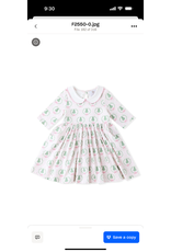 Swoon Baby Swoon Baby- Pink Christmas Proper Twirl Dress