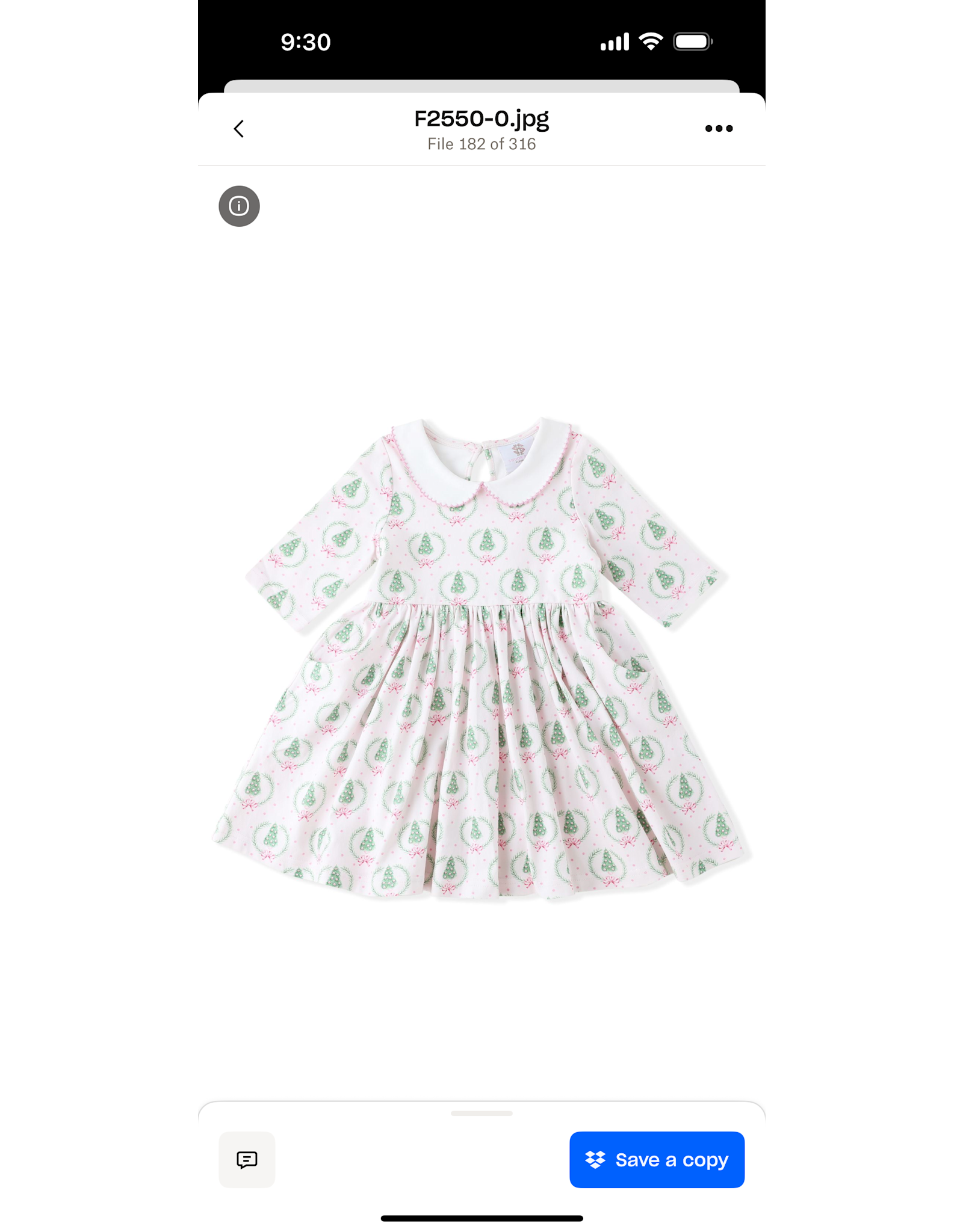 Swoon Baby Swoon Baby- Pink Christmas Proper Twirl Dress