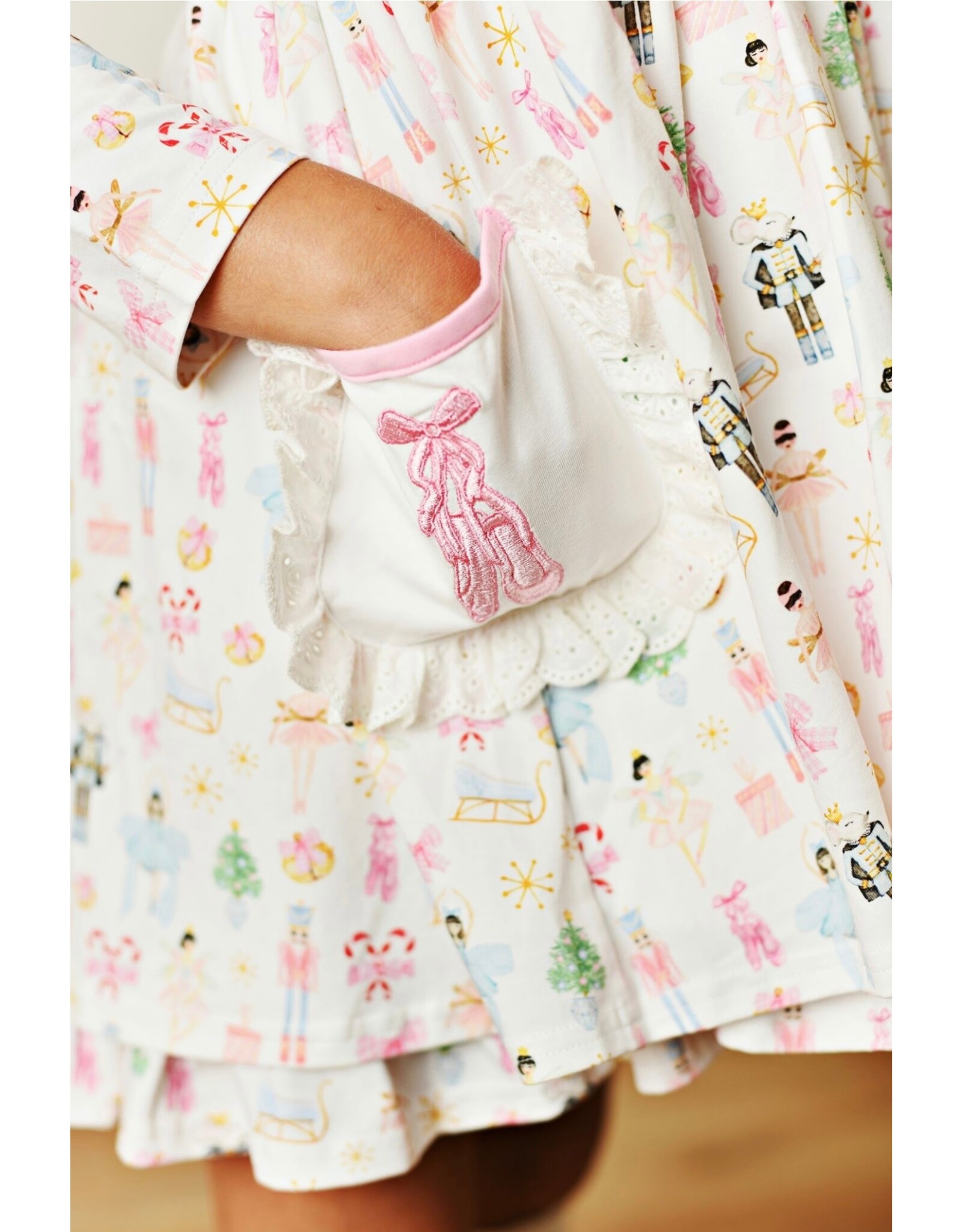 Swoon Baby Swoon Baby- Nutracker Ballet Embroidery Pocket Dress