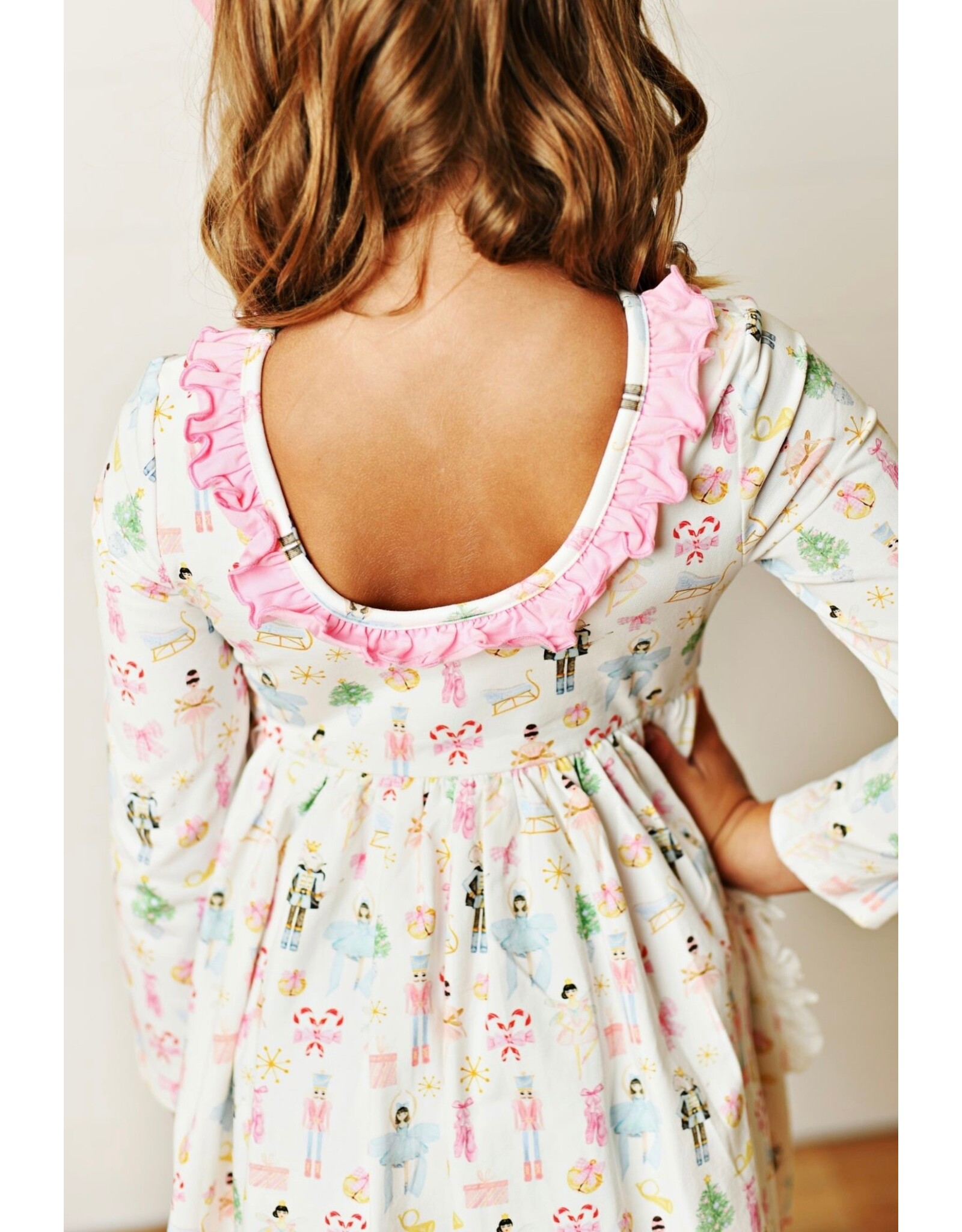 Swoon Baby Swoon Baby- Nutracker Ballet Embroidery Pocket Dress