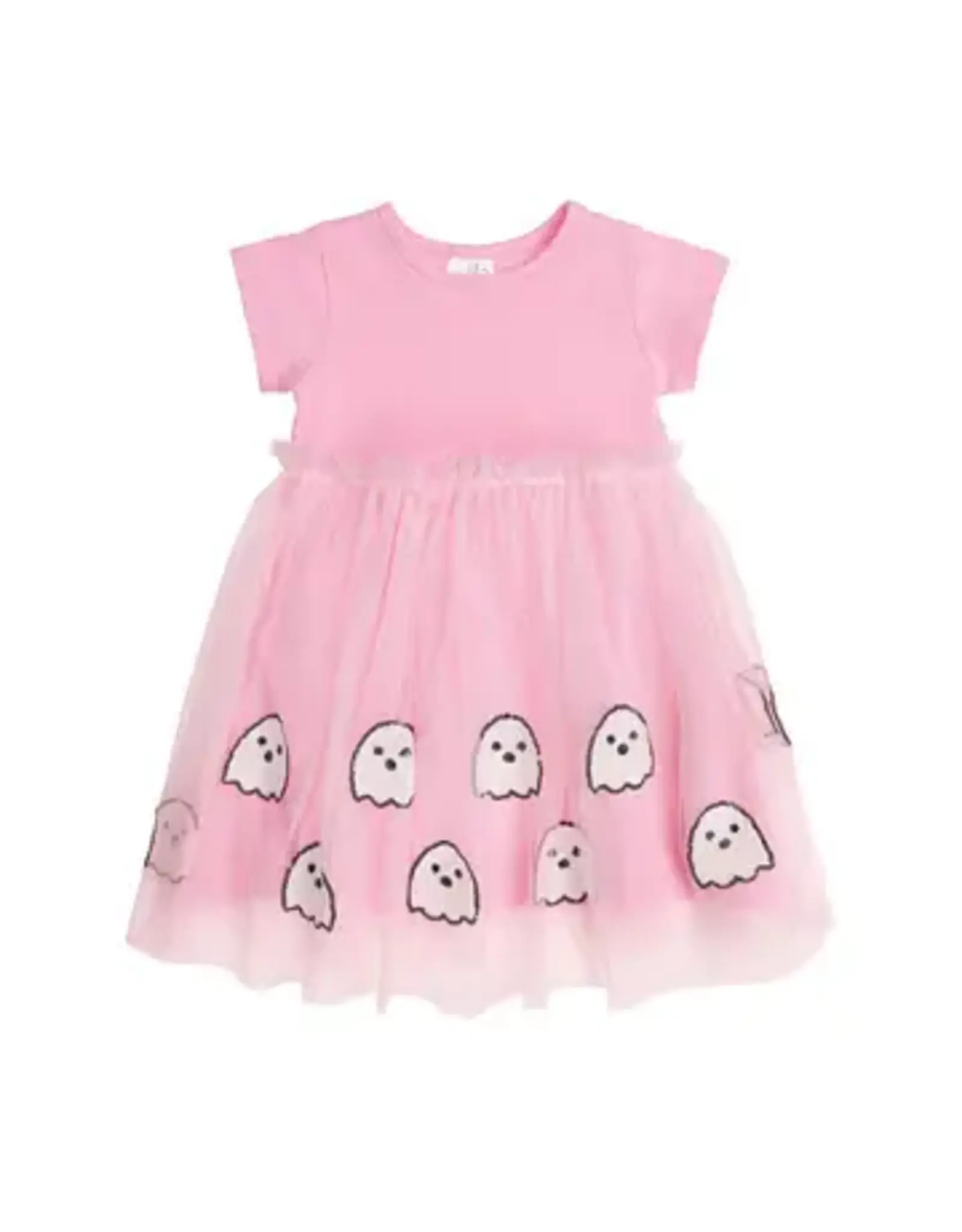 Sweet Wink- Ghost Sequin S/S Tutu Dress