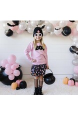 Sweet Wink- Boo Patch Halloween Pink Sweatshirt