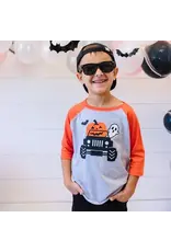 Sweet Wink Sweet Wink- Pumpkin Monster Truck  3/4 Shirt