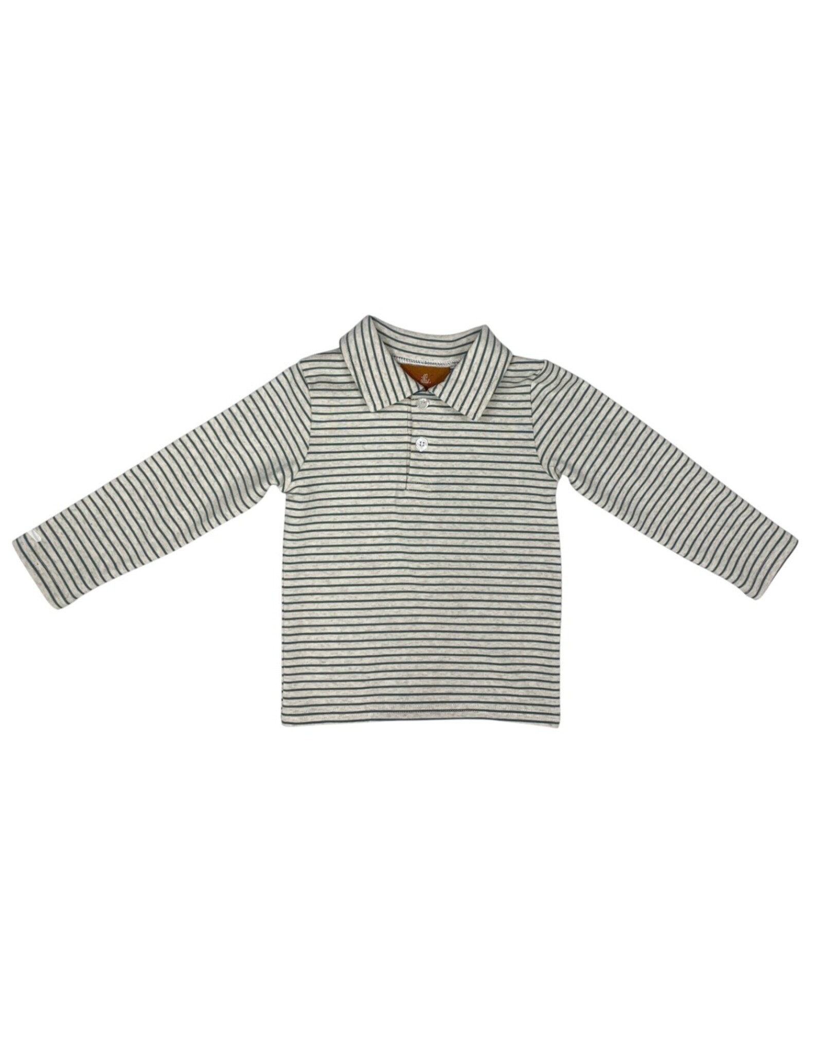 Millie Jay Millie Jay- Weston L/S Green Stripe Shirt