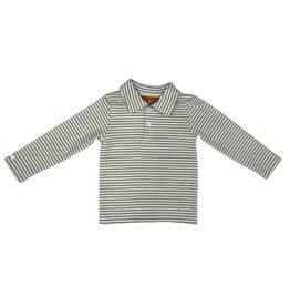 Millie Jay Millie Jay- Weston L/S Green Stripe Shirt