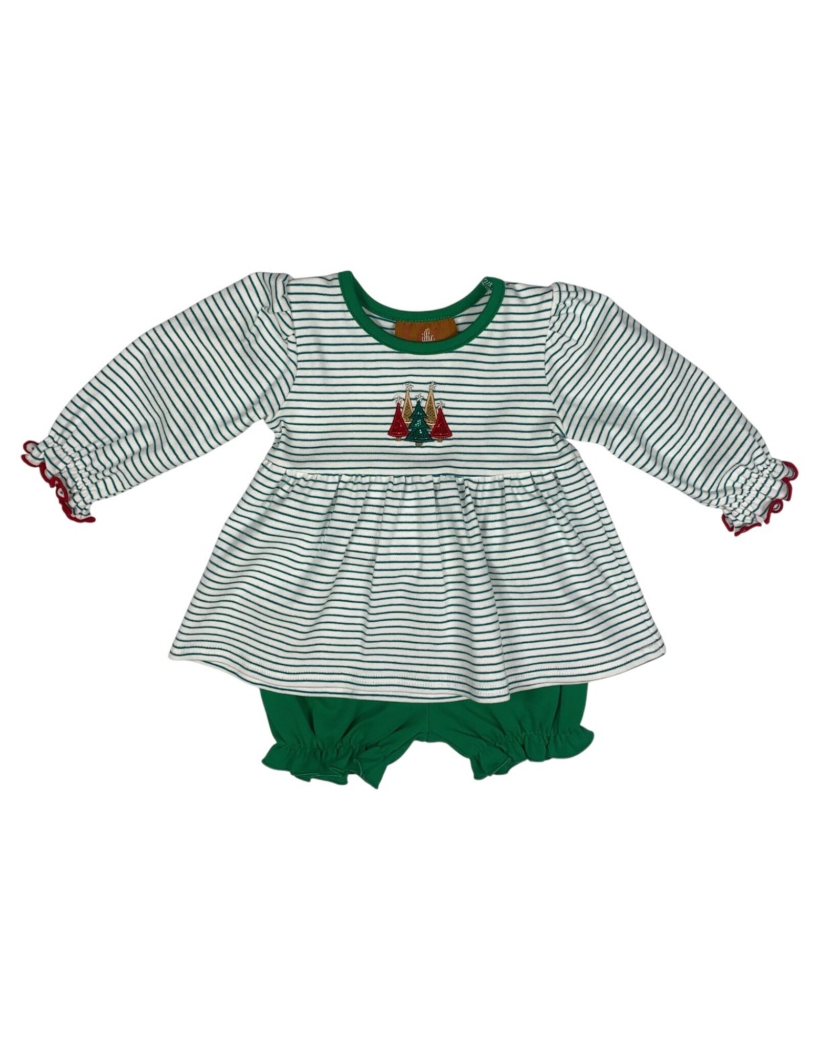 Millie Jay Millie Jay- Sparkly Trees Bloomer Set