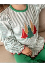 Millie Jay Millie Jay- Sparkly Trees Ruffle Pant Set