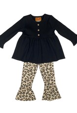 Millie Jay Millie Jay- Leopard Bell Bottom Set