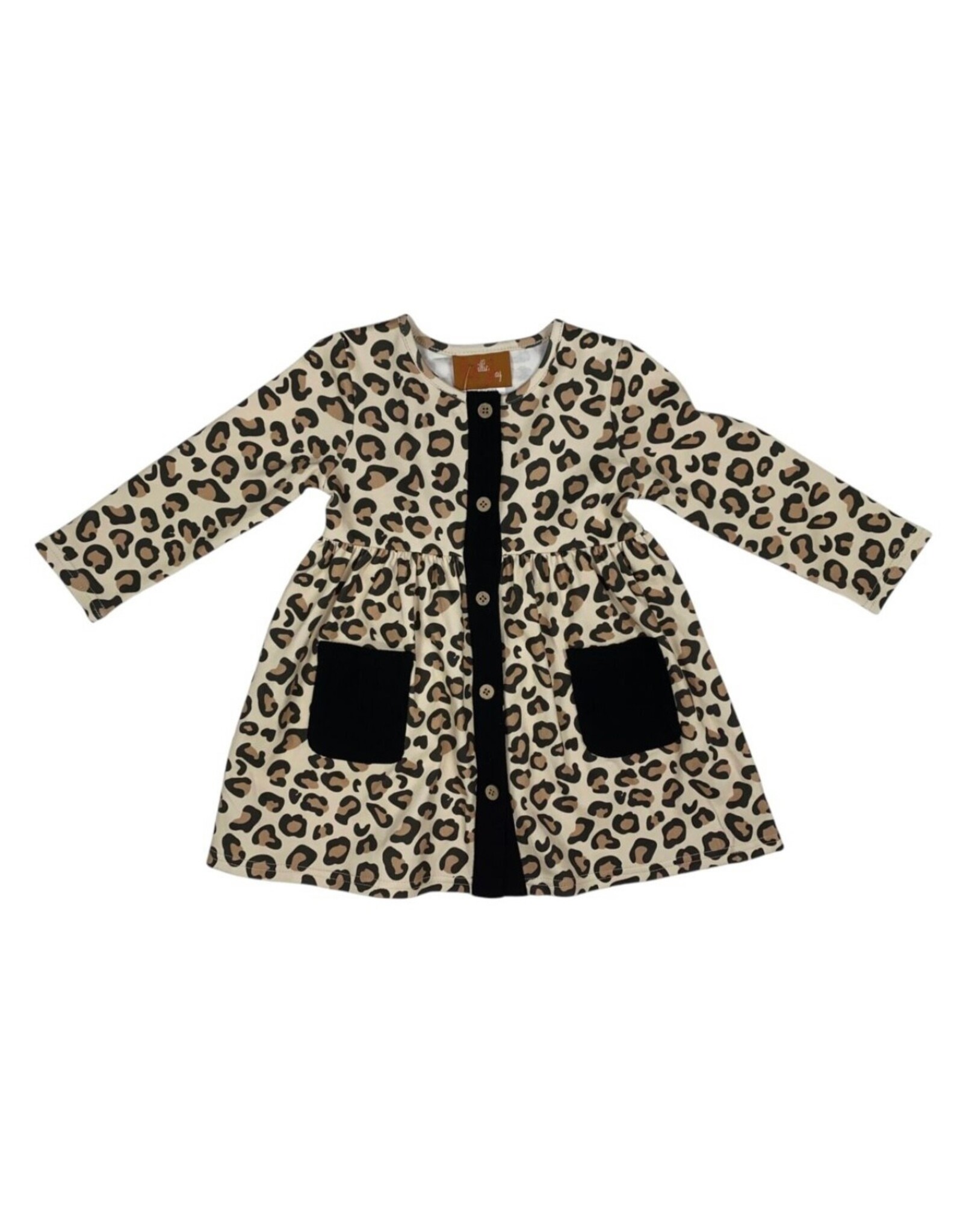 Millie Jay Millie Jay- Leopard L/S Dress