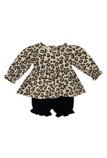 Millie Jay Millie Jay- Leopard L/S Bloomer Set