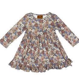 Millie Jay Millie Jay- Rose Floral L/S Dress